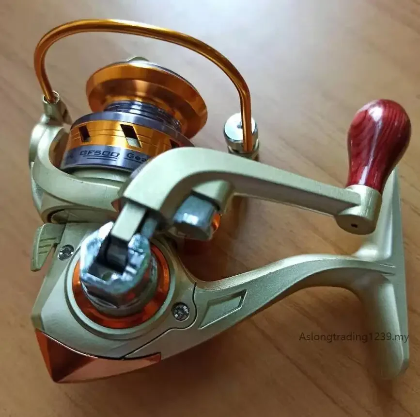 Spinning Fishing Reels Mini 500 series Full Metal Spool Bass Sea Saltwater Wheel Ice Fishing Lure Small Size