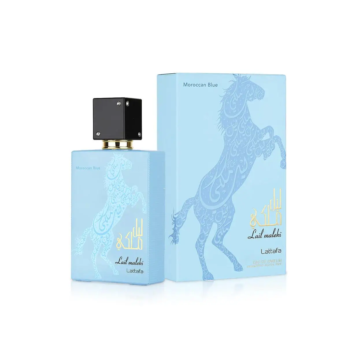 LAIL MALEKI MOROCCAN BLUE BY LATTAFA EAU DE PARFUM X 100 ML.. VAPORIZADOR PARA HOMBRES_voghion.com