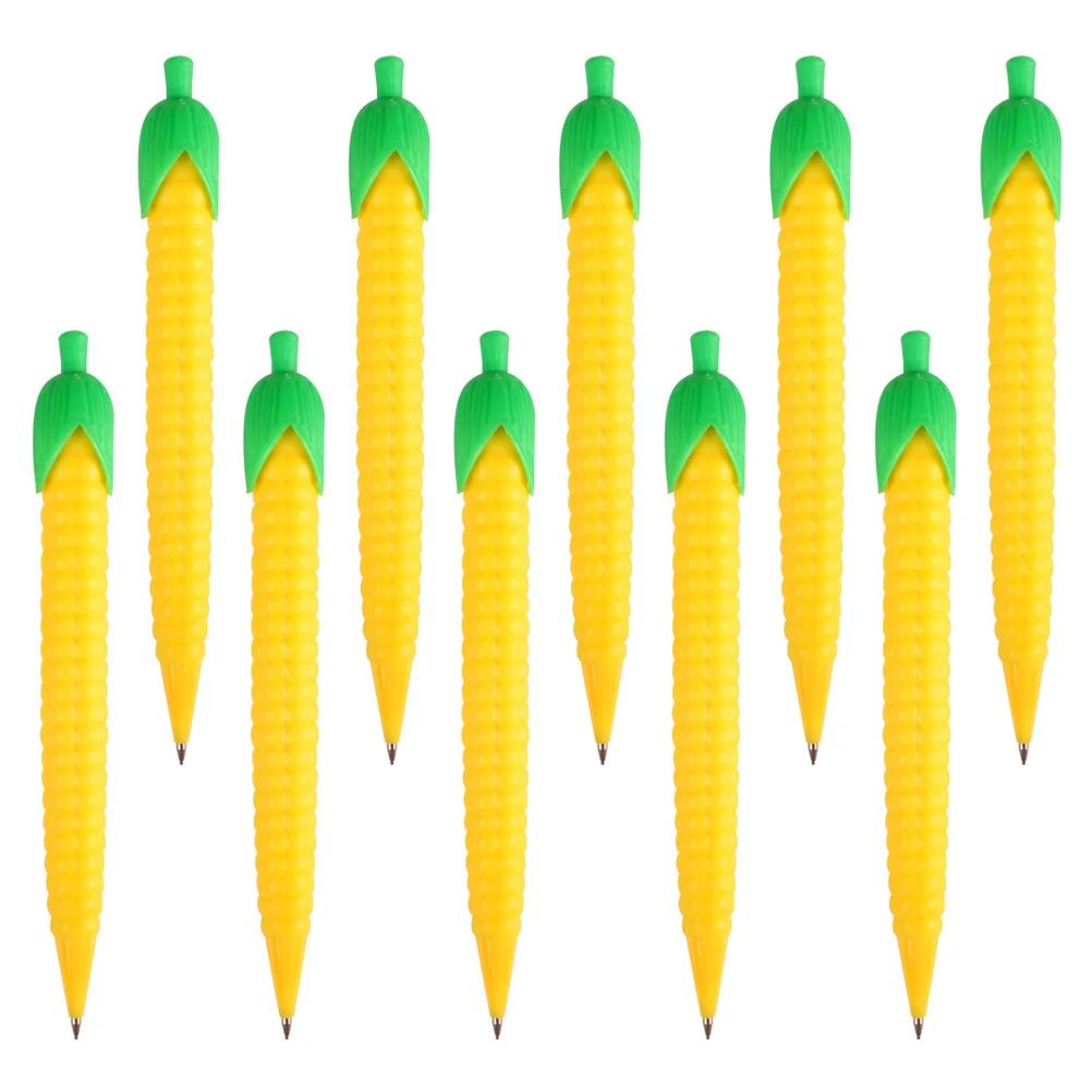 

10 Pcs Kids Accessory Mechanical Pencil Multi-function Lead Pencils School Push Type Lovely Household