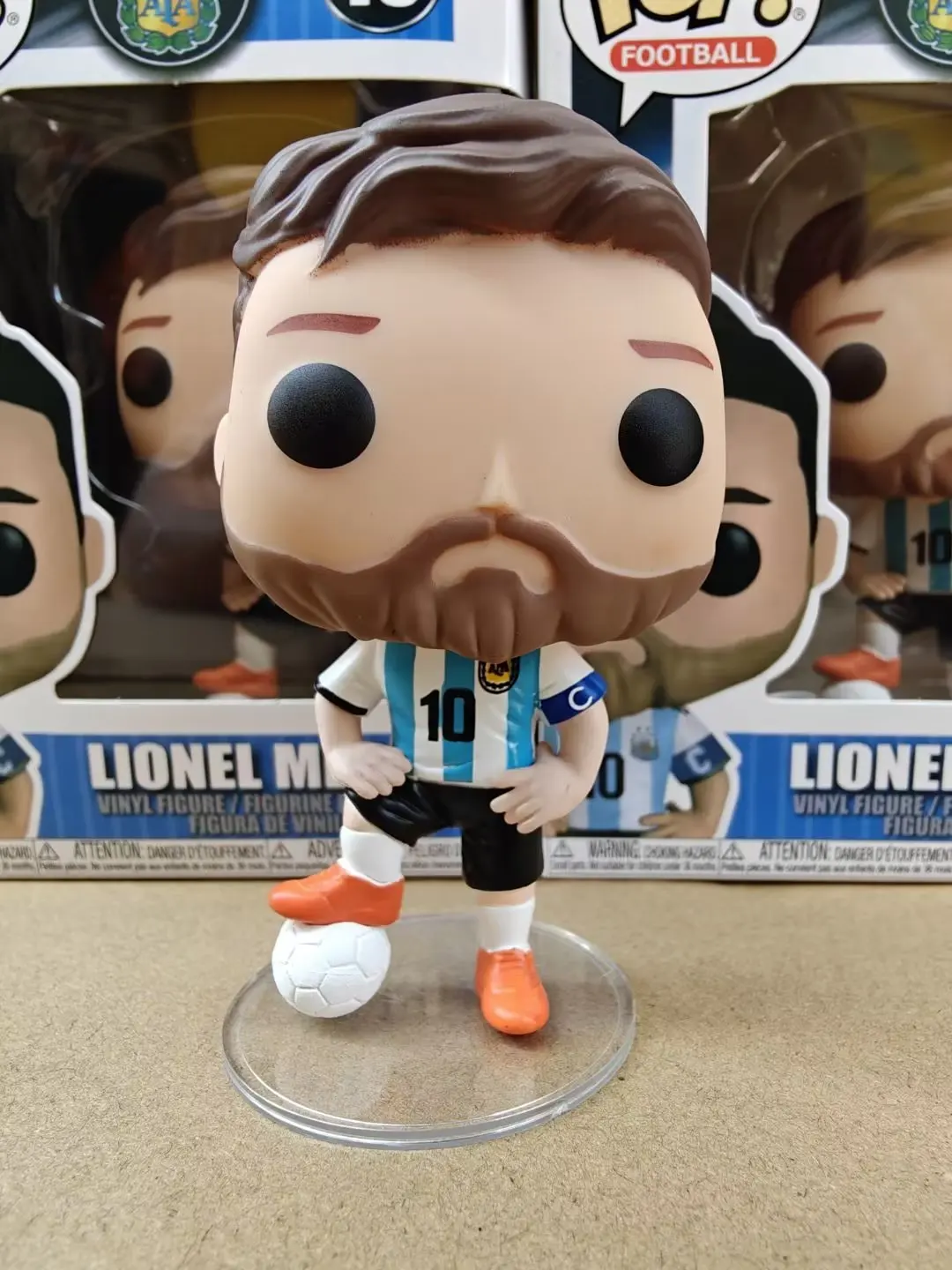 thumbnail image 5 of Figura de acción de vinilo Funko POP Football Stars Lionel Messi n.° 10 Lionel Messi n.° 50, modelo de colección, juguete de regalo, 5 of 5