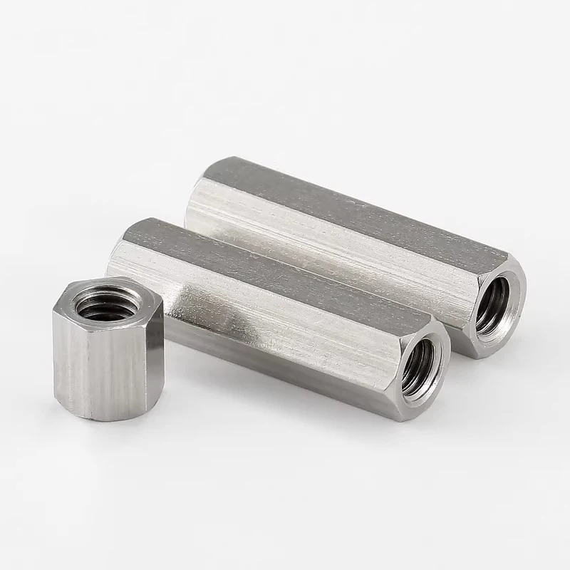 304 Stainless Steel Left Right Thread Hex Rod Coupling Nuts M3-M20 Set ...