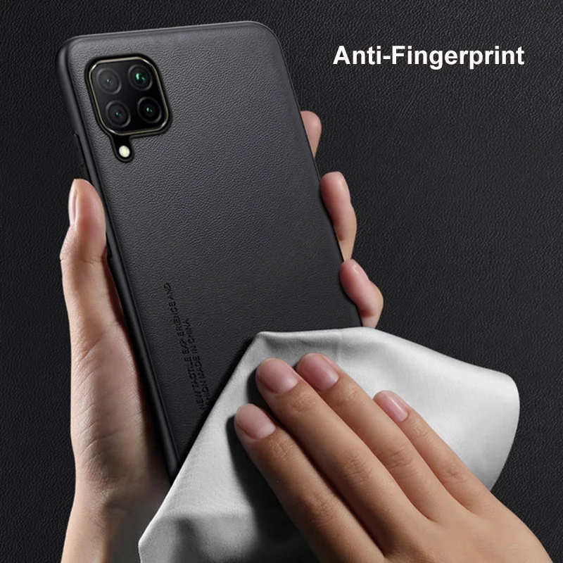 Luxury PU Leather Matte Silicone Protective Phone Case - Premium Back Cover