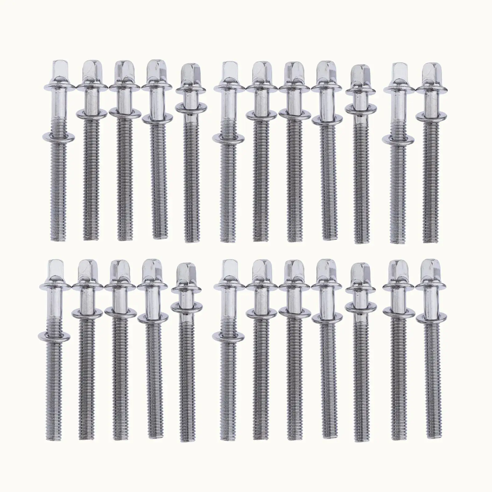 Drum Screws Drum Tension Rods Screw Rod Percussion 24 Pieces drum accessories