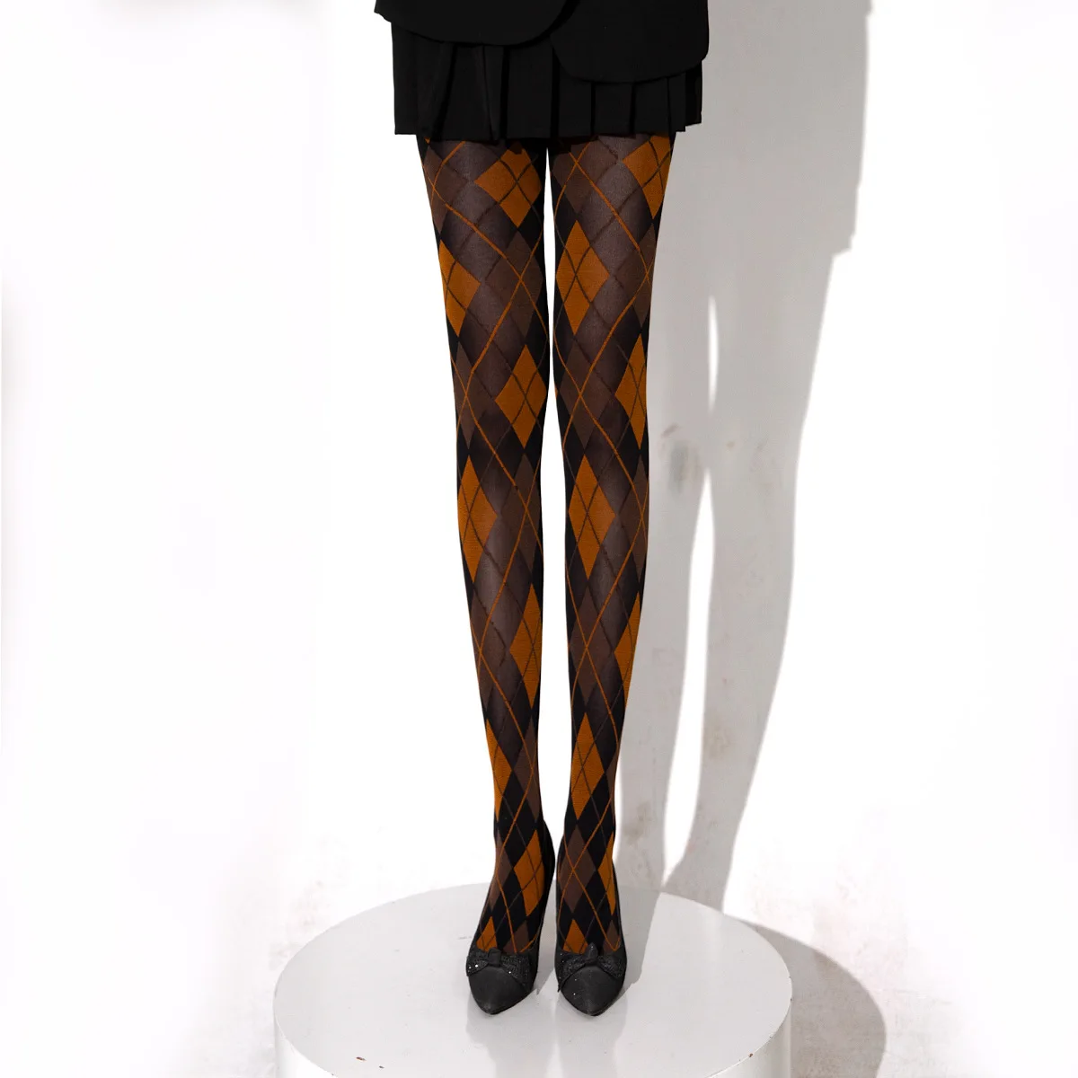 Plaid Strumpfhosen Strumpfhosen Frauen Retro JK Japanischen Stil Oberschenkel Hohe Strümpfe Dessous Sexy Strümpfe Lolita Mädchen Strumpfhosen Strumpfhosen # – Detail 9