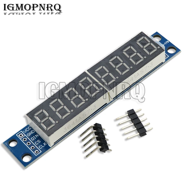 MAX7219 7-segment LED Dot Matrix 8 Digit Digital Tube Display Control Module: A Versatile and Affordable DIY Solution