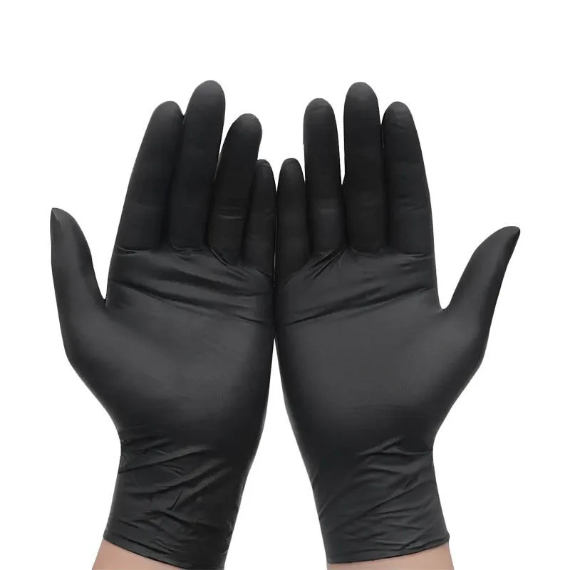 Thickened Disposable Nitrile Gloves for Kitchen Baking Cleaning Hairdressing Waterproof Dishwashing Tattoo Glove odorless