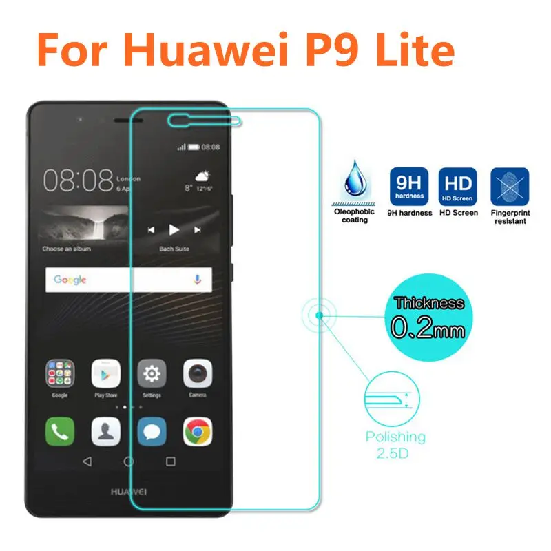 Película protectora de vidrio templado para Lite, película protectora de alta calidad a prueba de explosiones, Protector de pantalla para Huawei P9 Lite|screen protector|film protectorscreen protector huawei - AliExpress