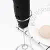Egg Beater Stand Steel Coffee Rack Mixer Beater Milk Egg Whisk Holder Handheld Blender Support Stand 2