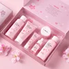 LAIKOU Sakura Skin Care Sets Facial Cleanser Eye Creams Face Cream Serum Lotion Toner Brightening Moisturizing Beauty Kit