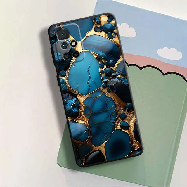 Elegant Senior Marble TPU Soft Phone Case Cover
