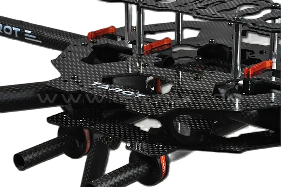 Tarot FY680 3K Carbon Fiber Hexacopter Drone Frame – Full Folding 680mm FPV Airframe Kit For DIY Builds - View #9