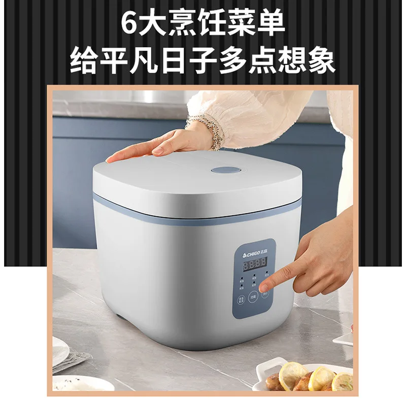 2-5L 500W Small rice cooker, multifunctional intelligent rice cooker, household large capacity rice cooker electric cooker 5