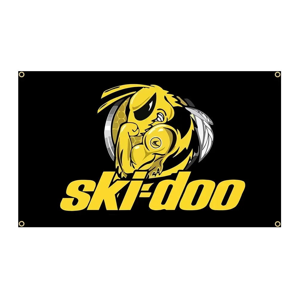 

3X5FT Flag Team SkiDoos Killer Bee Snowmobile Flag Banner Decoration 3x5 ft banner flag decoration bannerB