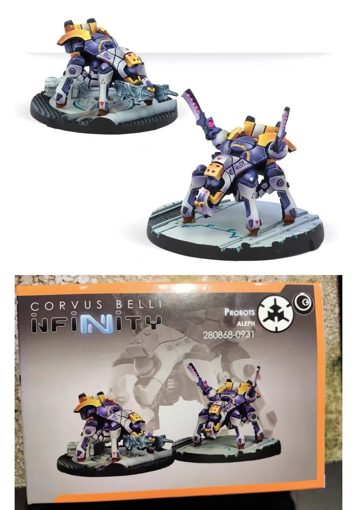 thumbnail image 1 of Original Corvus Belli Infinity The Game Marut Corvu Belli Miniaturas sin pintar Compatible Animatronic Tabletop RPG TTRPG Juguete MCM, 1 of 5