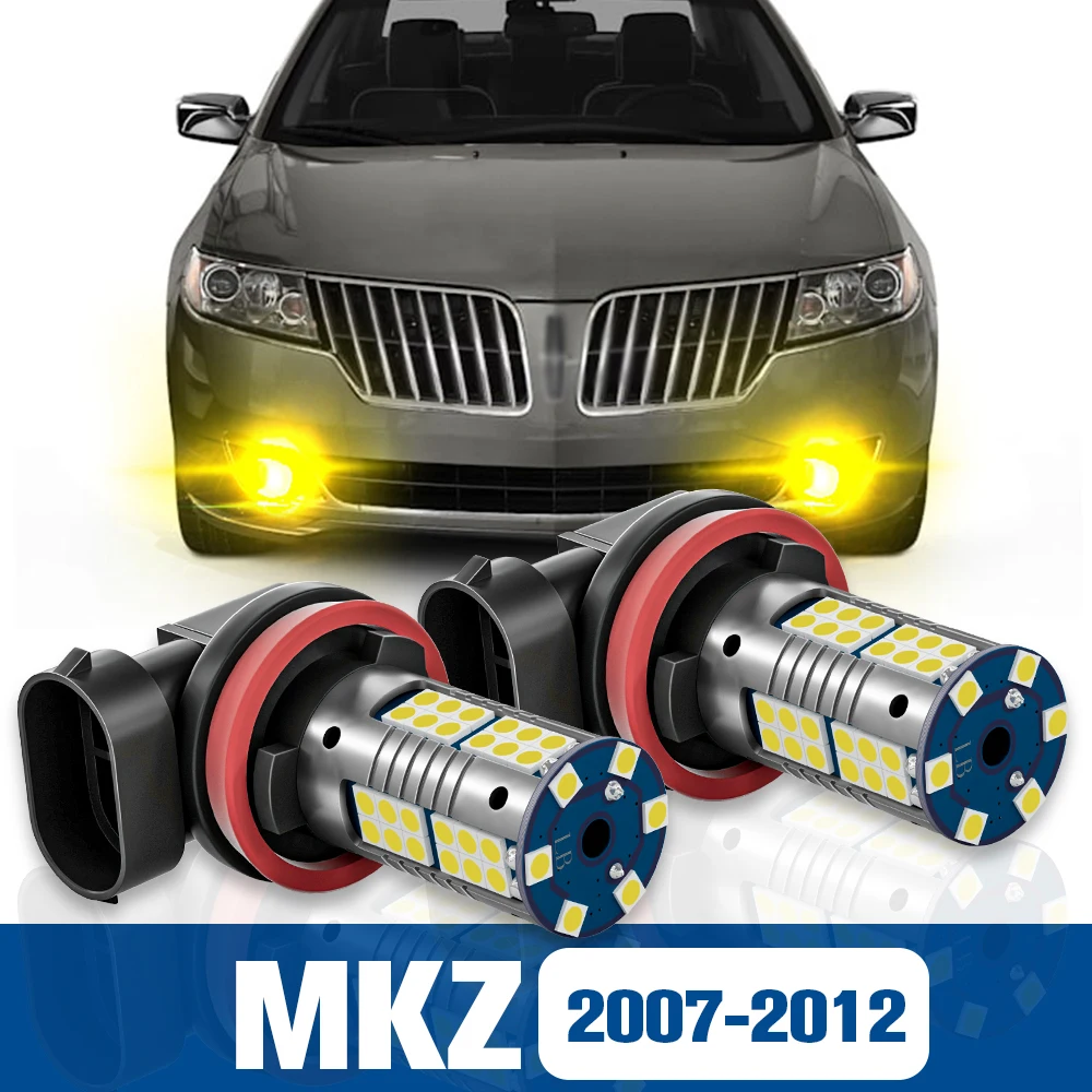 

2pcs LED Fog Light Blub Lamp Accessories Canbus For Lincoln MKZ 2007 2008 2009 2010 2011 2012