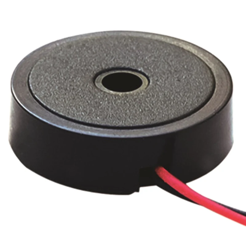 D0AB Piezo Electronic Buzzer Beep Tone Alarm Ringer Continous Sound 30V Buzzer Electromagnetic for DIY Buzzer, Black
