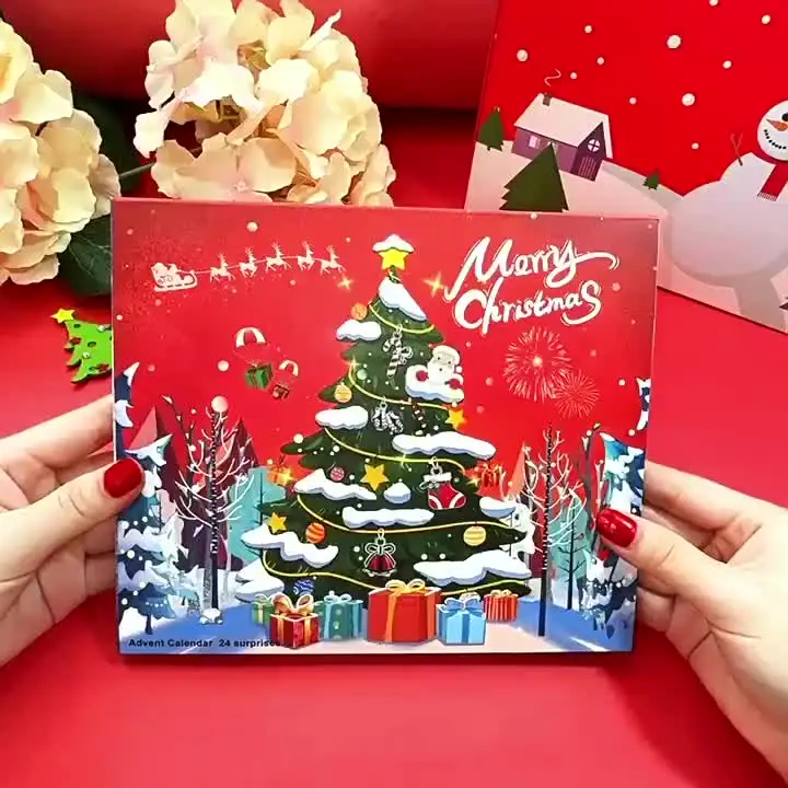 Calendrier De L'Avent Bijoux 2024 – Kit DIY 2 Bracelets Avec 24 Breloques – Cadeau De Noël Pour Fille