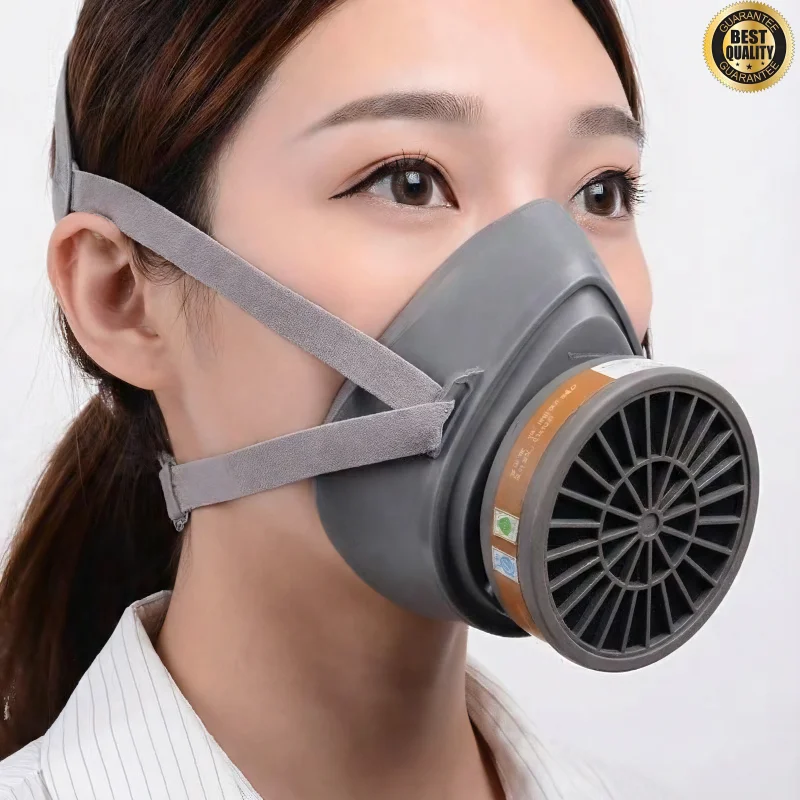 Advanced Protective Mask with Activated Carbon Filter for Smoke and Chemical Safety