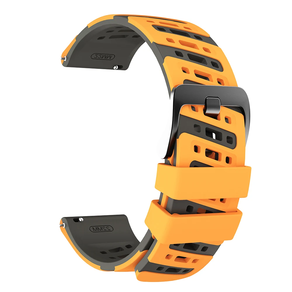 Silicone Sport Wristband - 22mm Watch Strap