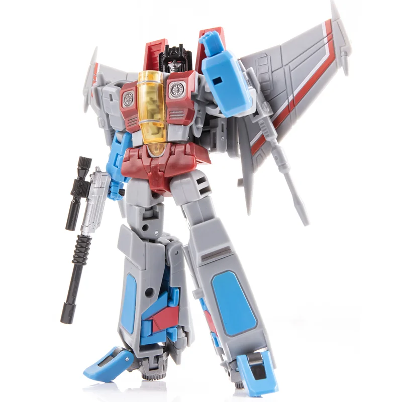 

NEW JINBAO Transformation FG-04 FG04 Starscream False Eperor Air Craft With Stand And Cape Crown Action Figure With Box