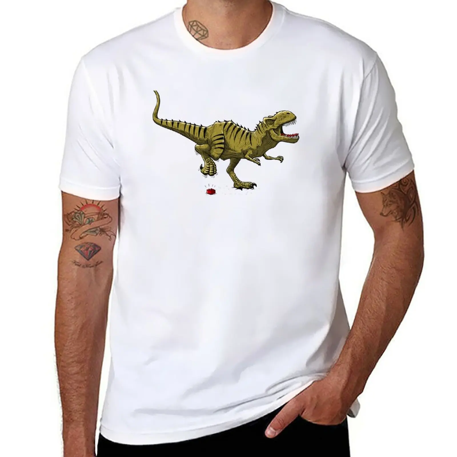 

Trex T-Shirt Short sleeve tee heavyweights summer clothes blacks fitted t shirts for men