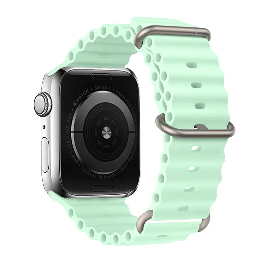 Versatile Silicone Bracelet for Apple Watch - Multiple Sizes
