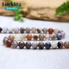 A+ Natural Botswana Stripe Agate Loose Sardonyx Beads For Jewelry Making DIY Bracelets Accessories 15'' 6