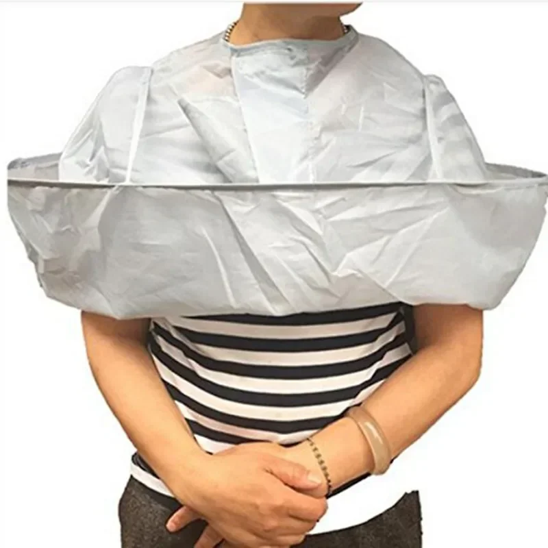 Hair Cut Umbrella Capes Haircut Cloak Cloth Hair Dye Three-Dimensional Breathable Household Haircut Cloak Foldable Tool