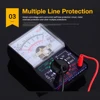 MF-110A Analog Multimeter Multitester Portable Electric Voltmeter Ammeter Voltage Current OHM Multi Meter Tester