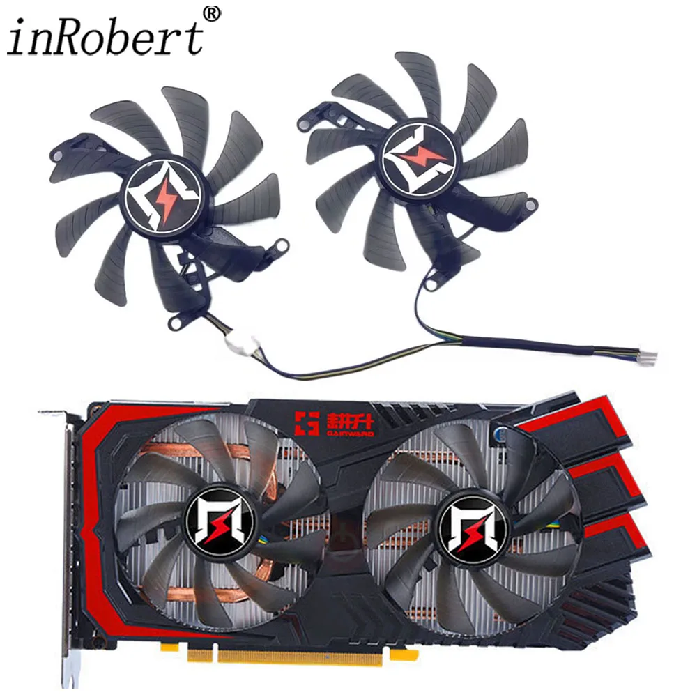

2PCS 85MM GTX1660Ti RTX1660 RTX2060 Video Card Fan For Gainward GTX 1660 Ti RTX 1660 2060 SUPER Graphics Card Cooling Fan