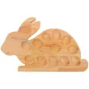 Deviled Egg Tray Appetizer Egg Serving Platter Wooden Egg Tray Easter Egg Storage Serving Holder Rabbit Deviled Egg Platter 1