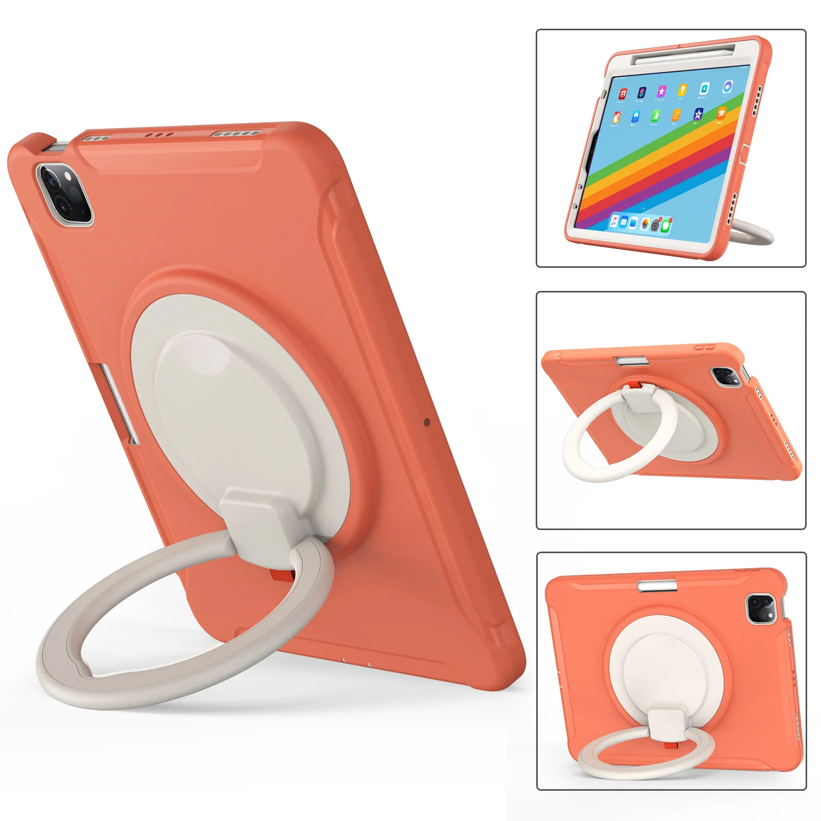 Shockproof Handle Stand Tablet Case - Enhanced Protection and Versatile Functionality