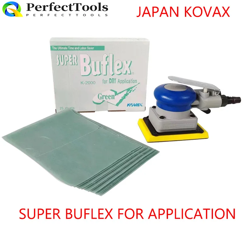 Japan KOVAX Square Soft Abrasive Polishing Sandpaper Car Finish Beauty Scratch Repair Fine Sand 2000/3000 Grit Sbrasive