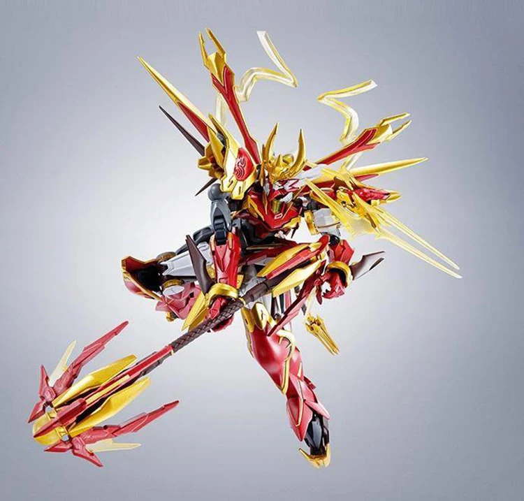 

New 15cm Glory Of King Genuine Awakening Linkage Bandai Robot Soul Sun Wukong Red Flame Zero Model Toys Gifts