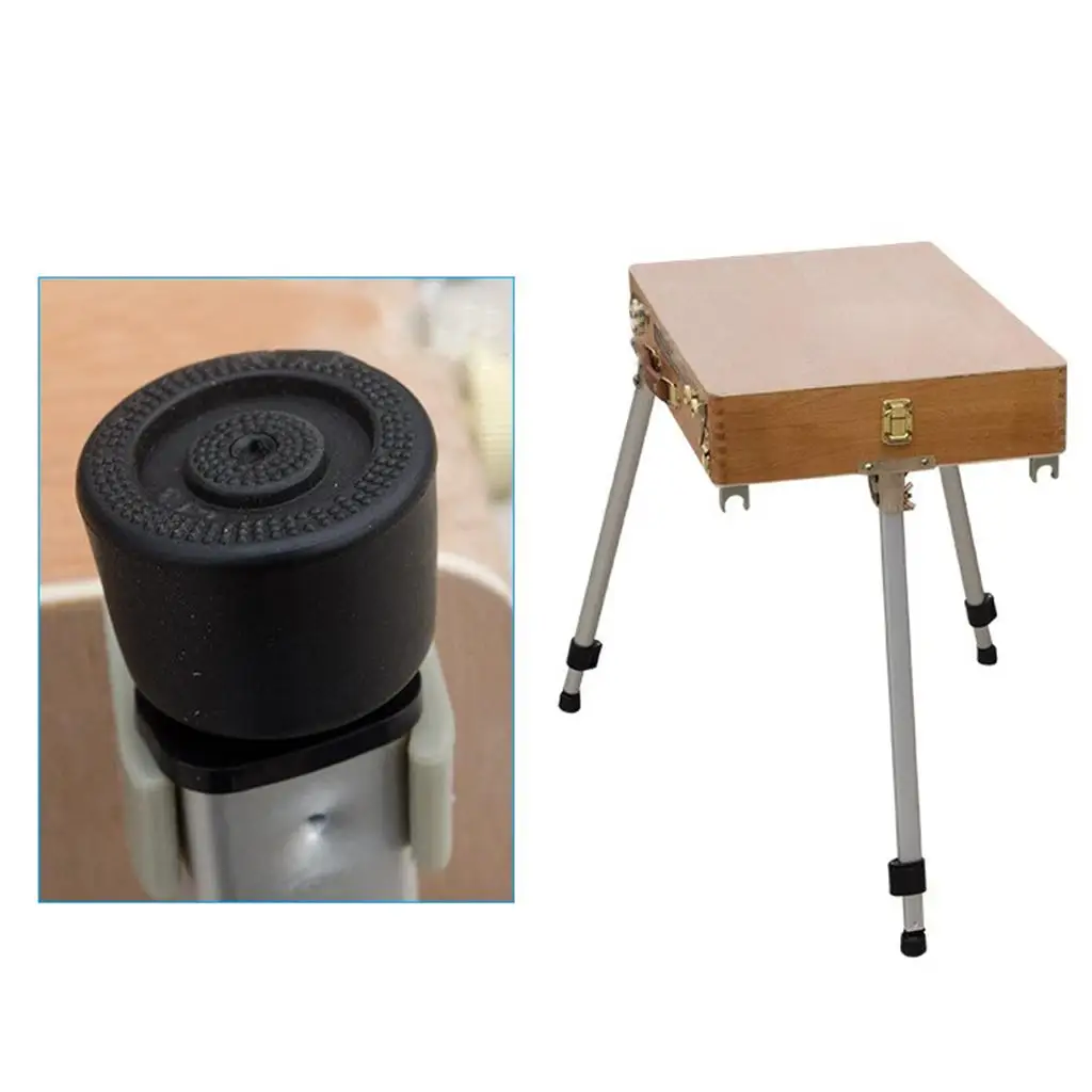 French Easel Wooden Sketch Box Portable Folding Durable Painters Tripod