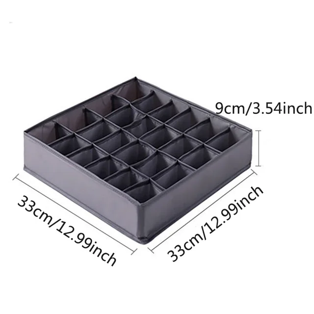 24 Fehérnemű Tároló Doboz Háztartási Zokni Ruhák Szervező Hordozható Mágikus Eszközök Fiókos Szekrény Elválasztó - Image 3