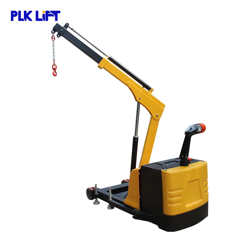 Electric Hydraulic Jib Lifting Mobile Portable Crane Lifting