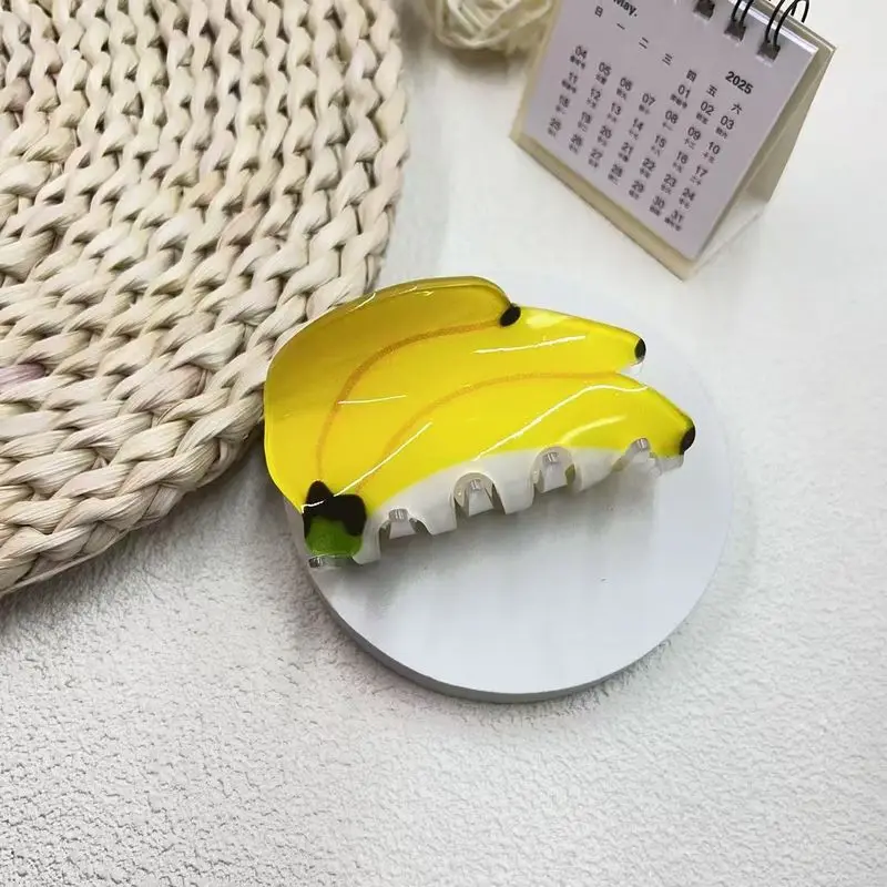 1 Stück Obstclip im koreanischen Stil, Haarspange für die Rückseite des Kopfes, High-End-Haifischenclip, Haarspange, Haarnadel-Haar-Accessoire – Detail 15