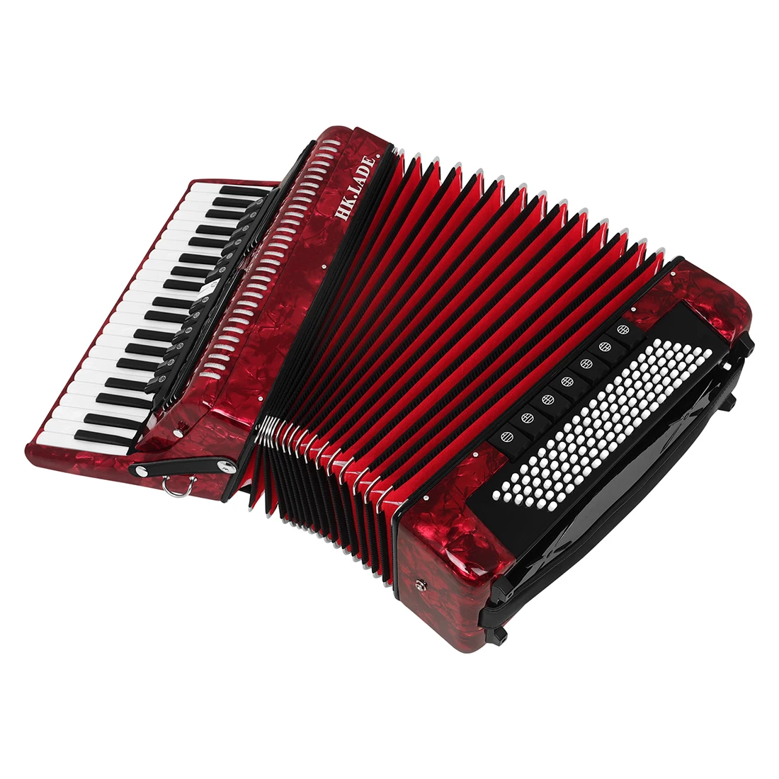 HK&middot;LADE Accordion Professional 41 Keys 120 Bass Accordion With Strap Bag Keyboard Instrument For Grading Performance/Teaching