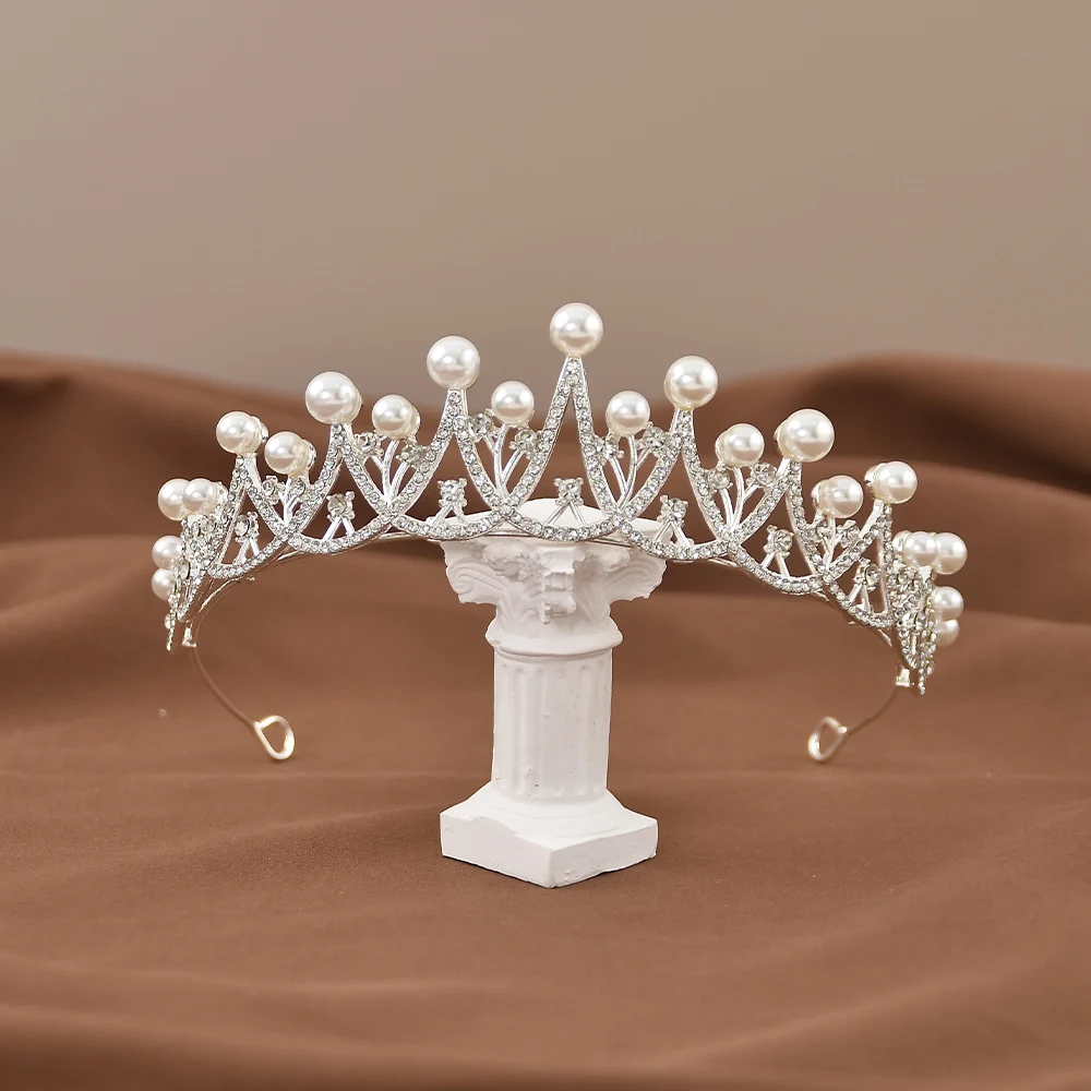 Princess Rhinestone Crystal Tiaras and Crowns Headband Bridal Prom Crown Wedding Party Hair Jewelry Accessories