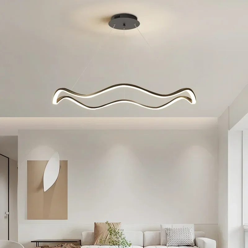 

Modern LED Pendant Light For Living Room Bedroom Dining Room Creative Art Adjustable Chandelier Home Decoration Lighting Fixture