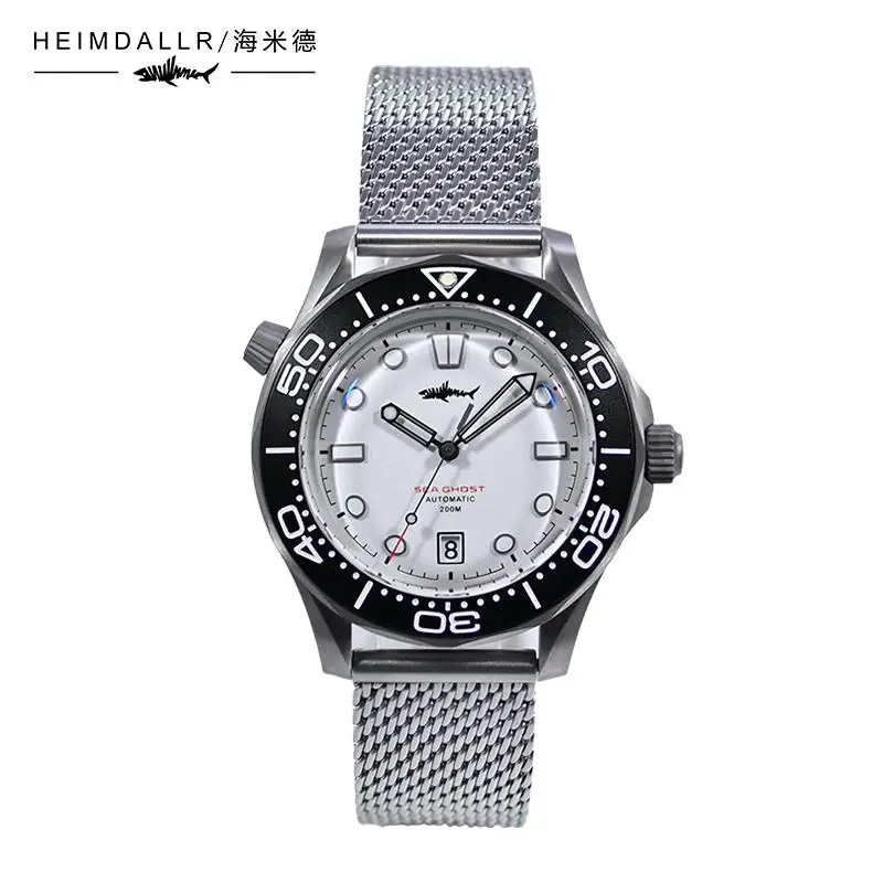 Heimdallr Titanium Watch Sea Ghost V2 NTTD NH35 Movement Date C3