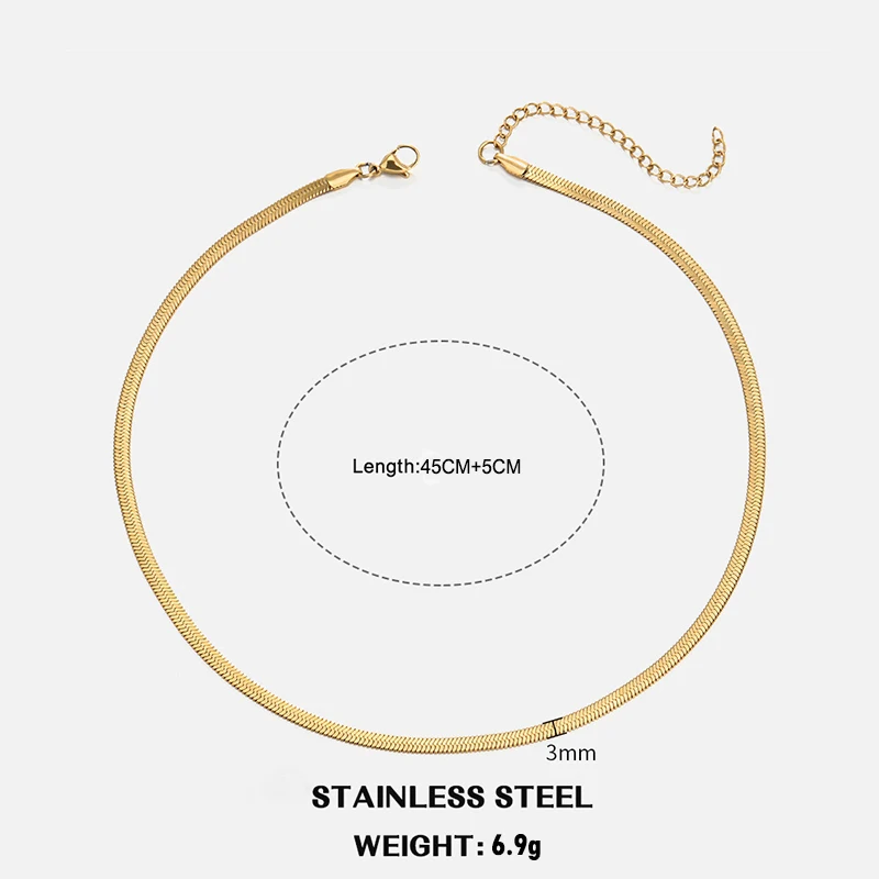 Gold-3mm-45cm