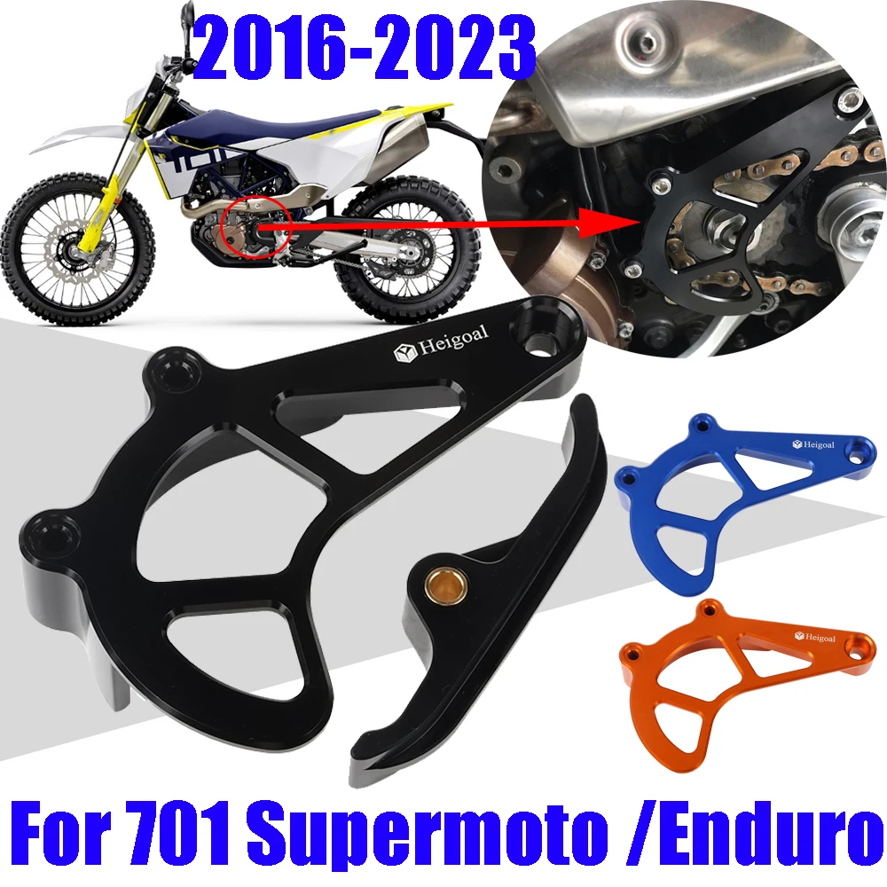 

For Husqvarna 701 Supermoto 701 Enduro SM 701Enduro 2016-2023 Accessories Front Sprocket Cover Case Saver Protector Chain Guard