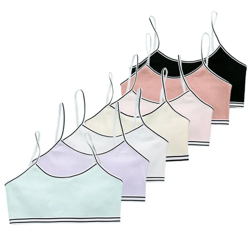 Training Bra Sports Bra Cotton Bra 4 Pcs/Lot Children Breast Care Girls Bra 8-16 Years