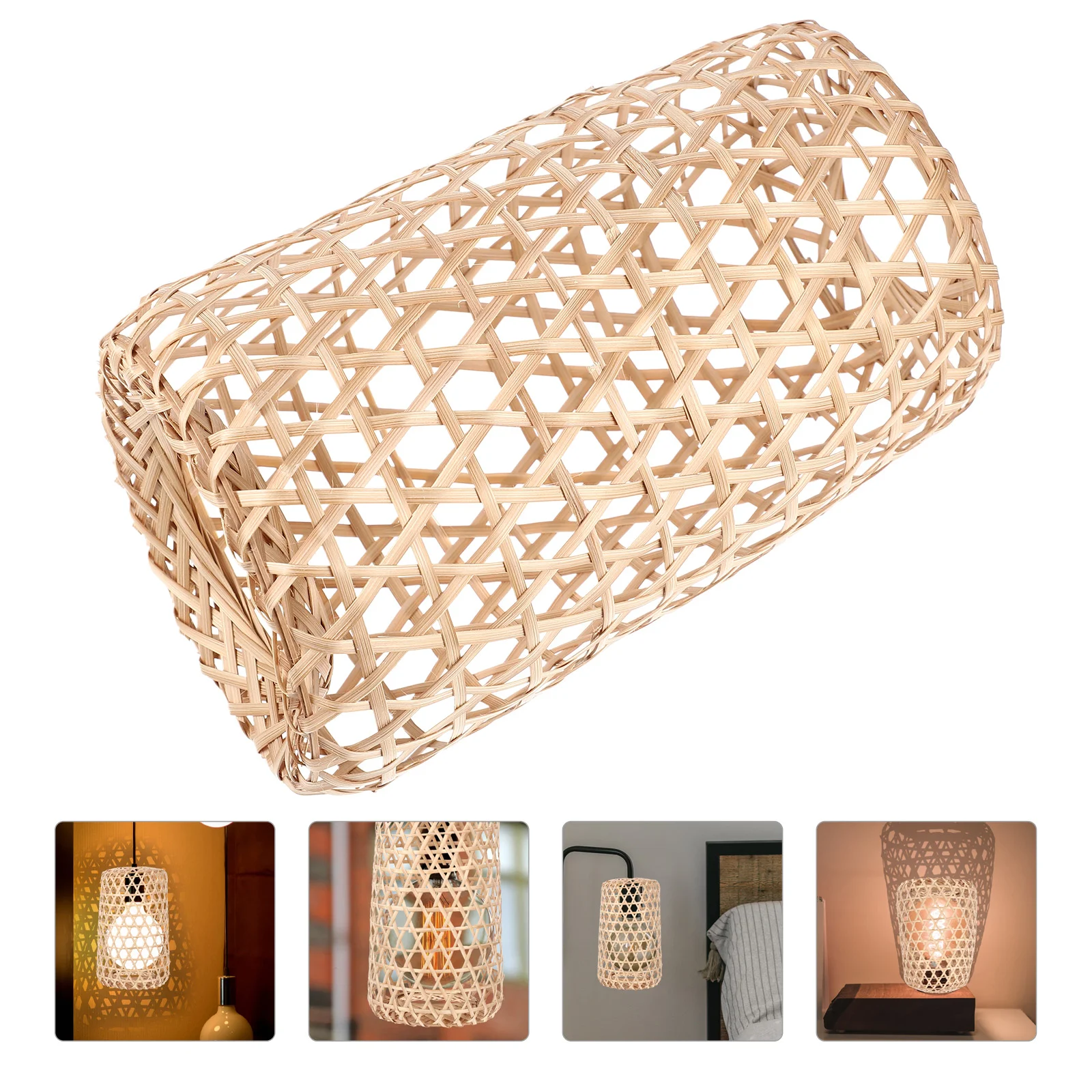 

Handmade Chandelier Lampshade Bamboo Design Lampshade Bamboo Woven Lampshade Bamboo Weaving Home Hotel Lampshade Decoration