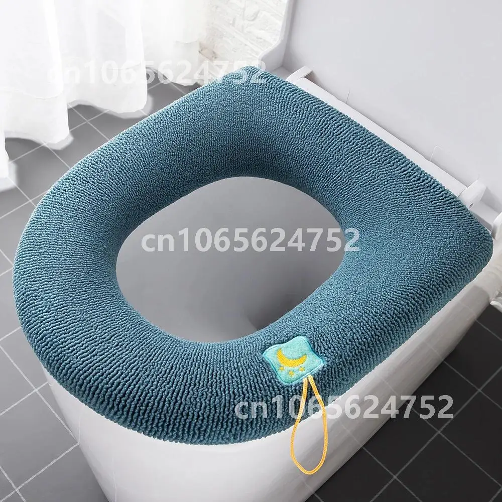 

Winter Warm Soft Washable Thicken Toilet Seat Cover Mat Closestool Mat Seat Case Toilet Lid Pad Bidet Cover Bathroom Accessories