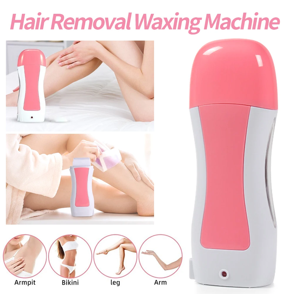 LINMANDA Portable Warmer Roller Heater Wax Warmer for Hair Removal Hair Removal  for Wax Depilatory Roller Heater Waxing 4