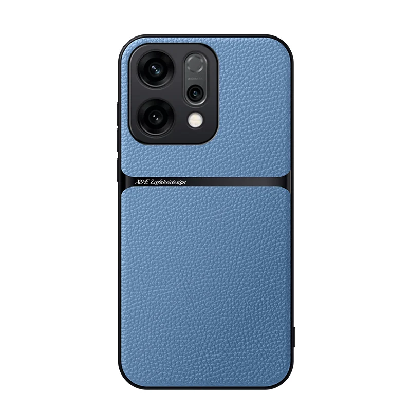 Ultra-Thin Drop-Proof Phone Case with Magnetic PU Leather & TPU Edge and Camera Protection