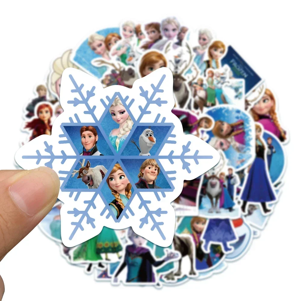 50PCS Kawaii Princess Anna and ELsa Stickers Classic Movie Frozen ...